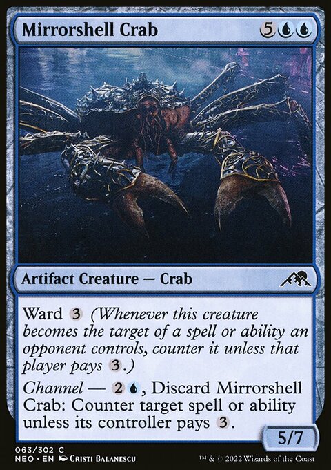Mirrorshell Crab [Kamigawa: Neon Dynasty]
