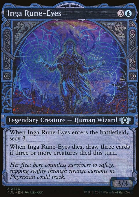Inga Rune-Eyes (Halo Foil) [Multiverse Legends]