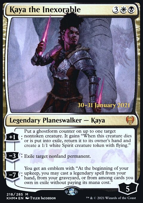 Kaya the Inexorable [Kaldheim Prerelease Promos]