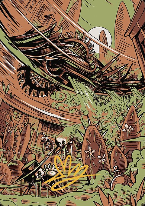 Contagion Engine Art Card [Outlaws of Thunder Junction Art Series]