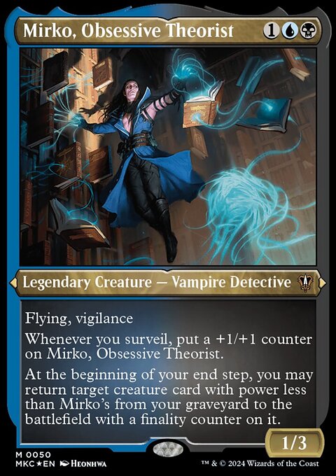 Mirko, Obsessive Theorist (Display Commander) [Murders at Karlov Manor Commander]