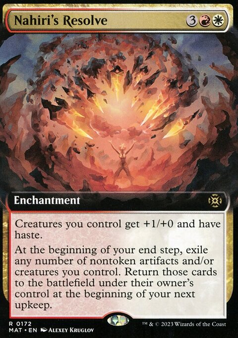 Nahiri's Resolve (Extended Art) [March of the Machine: The Aftermath]