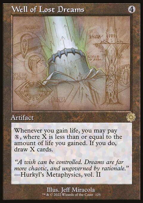 Well of Lost Dreams (Retro Schematic) (Serialized) [The Brothers' War Retro Artifacts]