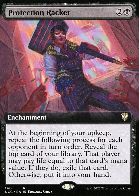 Protection Racket (Extended Art) [Streets of New Capenna Commander]