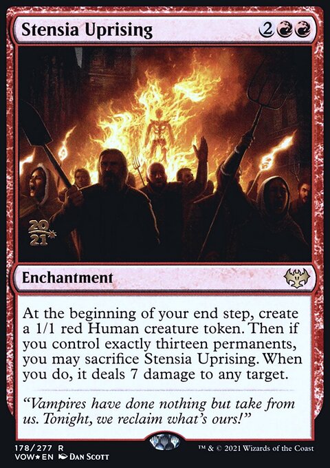 Stensia Uprising [Innistrad: Crimson Vow Prerelease Promos]