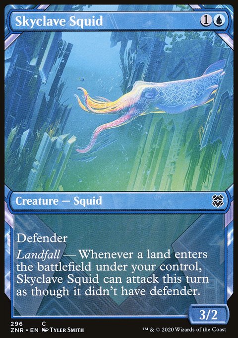 Skyclave Squid (Showcase) [Zendikar Rising]