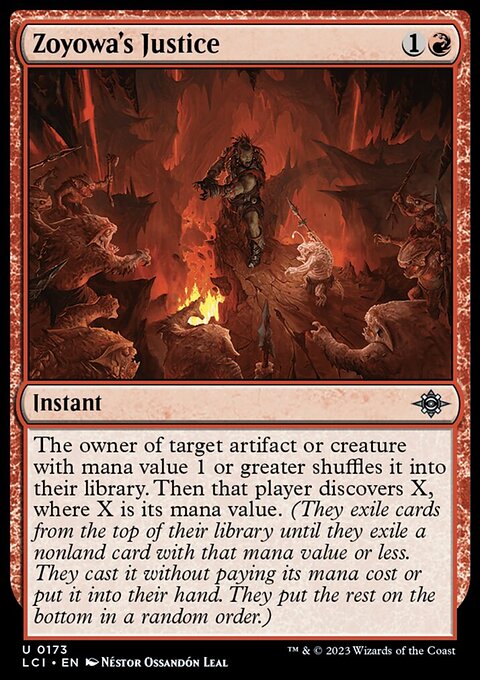 Zoyowa's Justice [The Lost Caverns of Ixalan]