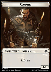 Vampire // Vampire Demon Double-Sided Token [The Lost Caverns of Ixalan Tokens]