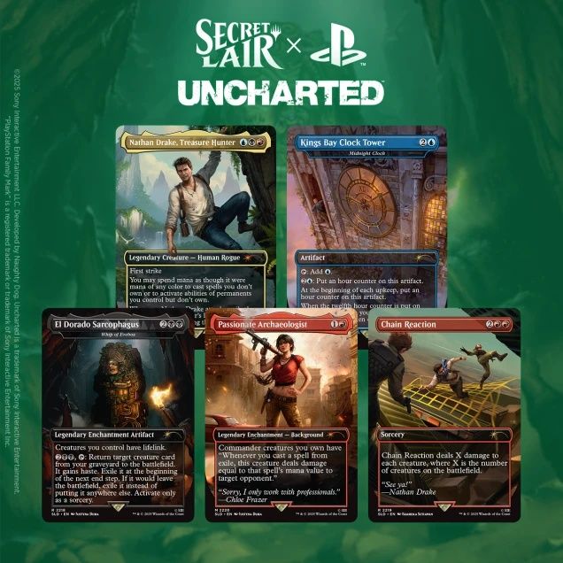 Magic Secret Lair x Uncharted
