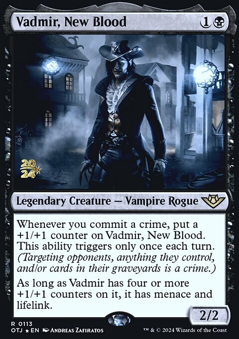 Vadmir, New Blood [Outlaws of Thunder Junction Prerelease Promos]