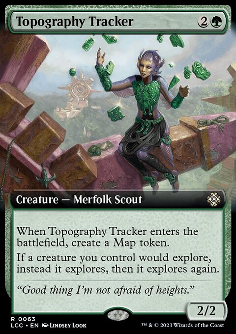 Topography Tracker (Extended Art) [The Lost Caverns of Ixalan Commander]