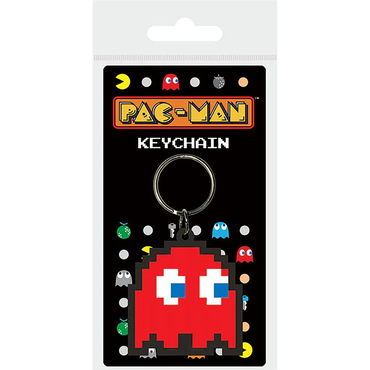Pac-man Rubber Keychain - Blinky