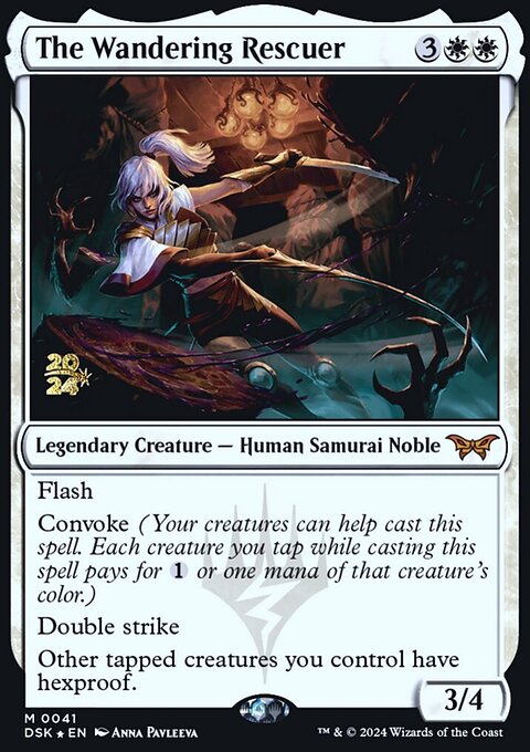 The Wandering Rescuer [Duskmourn: House of Horror Prerelease Promos]