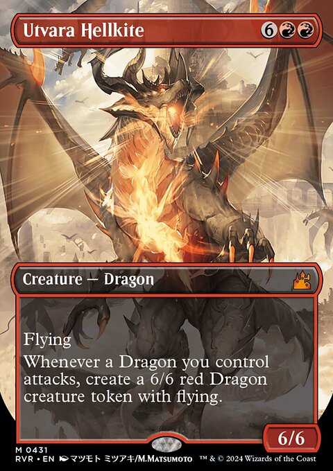 Utvara Hellkite (Anime Borderless) [Ravnica Remastered]