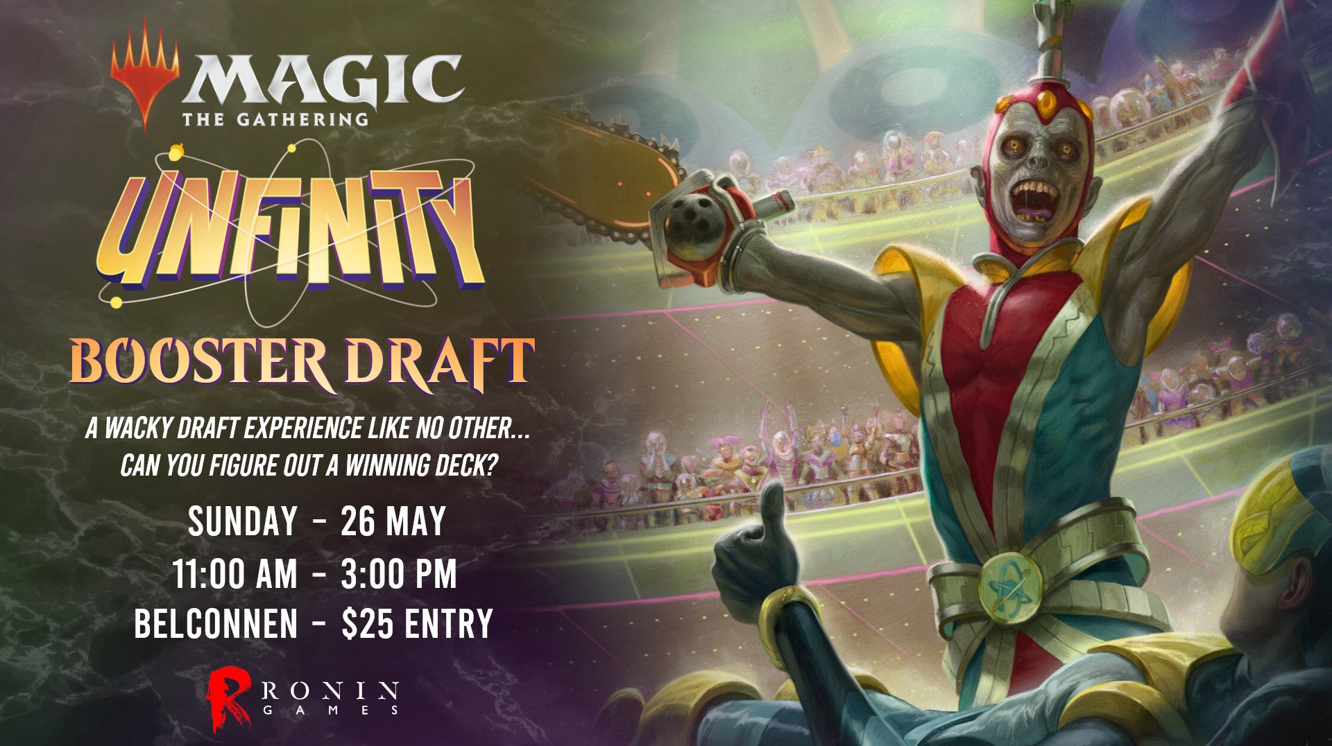 Unfinity - Booster Draft ticket - Sun, 26 May 2024