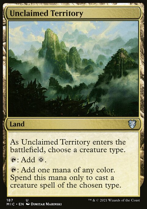 Unclaimed Territory [Innistrad: Midnight Hunt Commander]