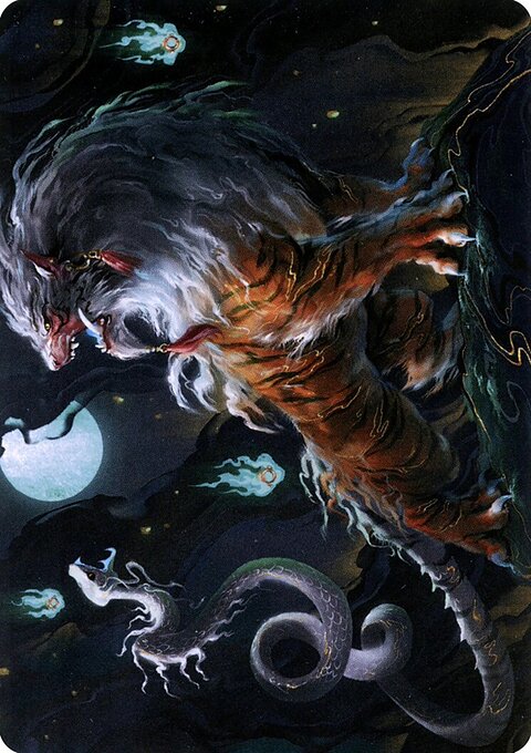 Gloomshrieker Art Card [Kamigawa: Neon Dynasty Art Series]