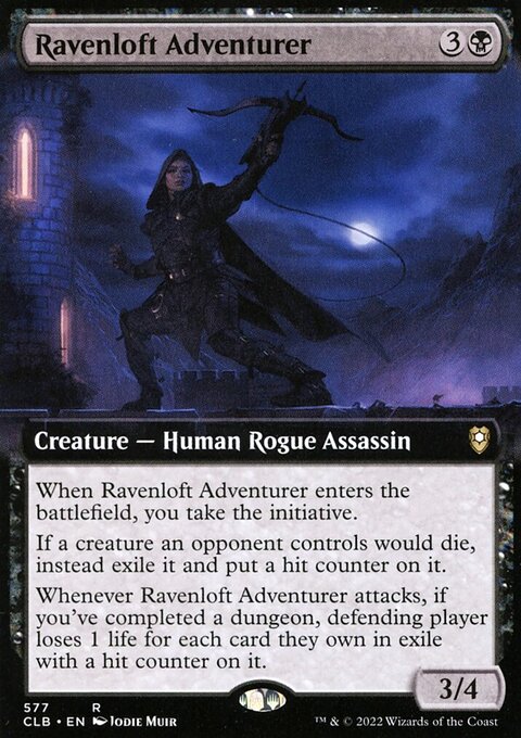 Ravenloft Adventurer (Extended Art) [Commander Legends: Battle for Baldur's Gate]