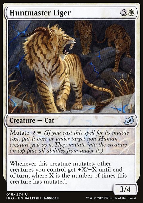 Huntmaster Liger [Ikoria: Lair of Behemoths]