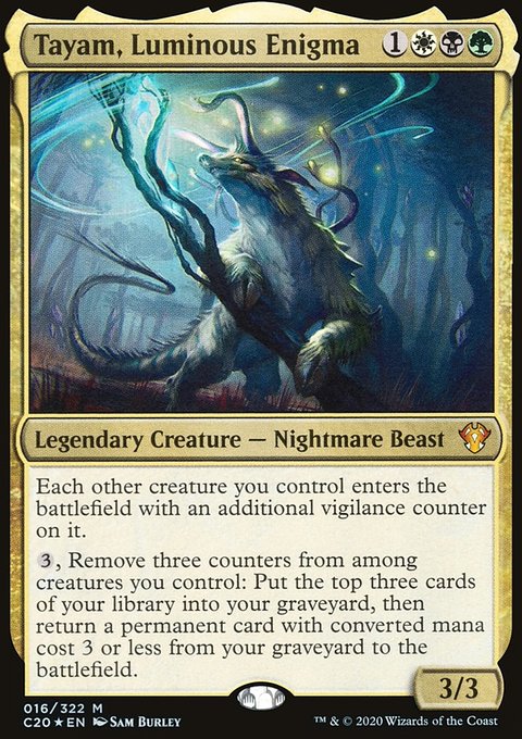 Tayam, Luminous Enigma [Commander 2020]