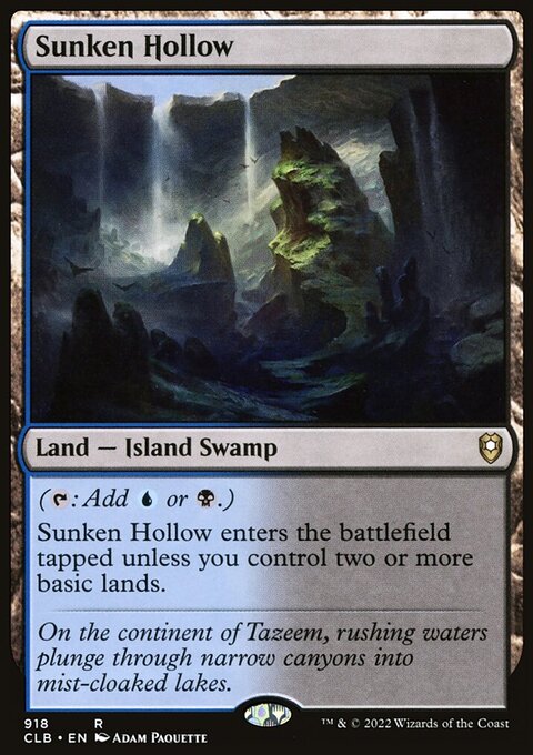Sunken Hollow [Commander Legends: Battle for Baldur's Gate]