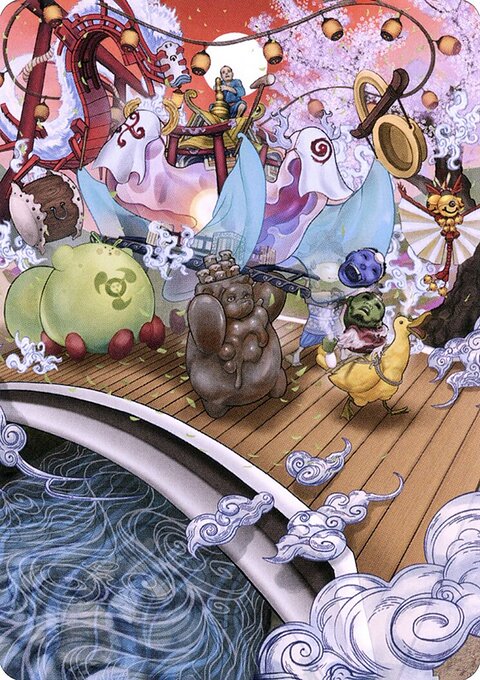 March of Otherworldly Light Art Card [Kamigawa: Neon Dynasty Art Series]