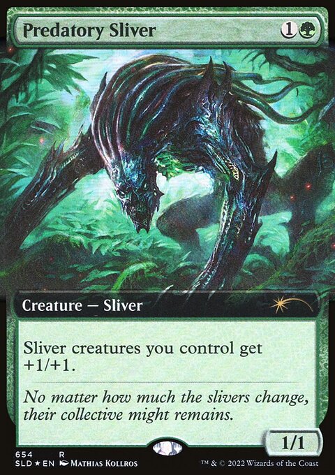 Predatory Sliver (Extended Art) [Secret Lair Drop Promos]