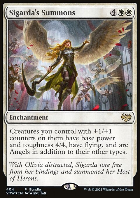 Sigarda's Summons (Bundle) [Innistrad: Crimson Vow]