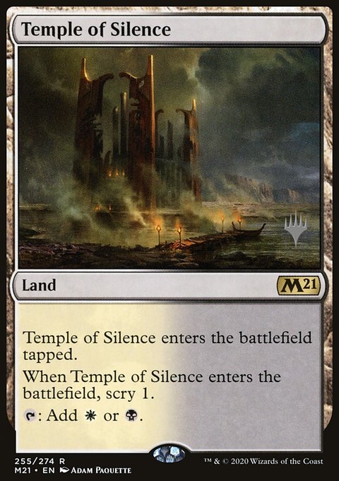 Temple of Silence (Promo Pack) [Core Set 2021 Promos]