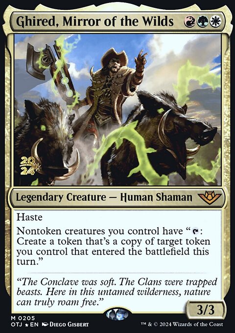 Ghired, Mirror of the Wilds [Outlaws of Thunder Junction Prerelease Promos]