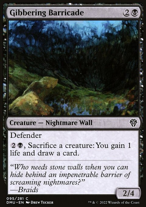 Gibbering Barricade [Dominaria United]