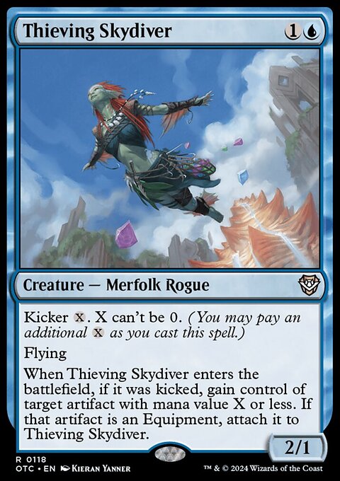 Thieving Skydiver [Outlaws of Thunder Junction Commander]