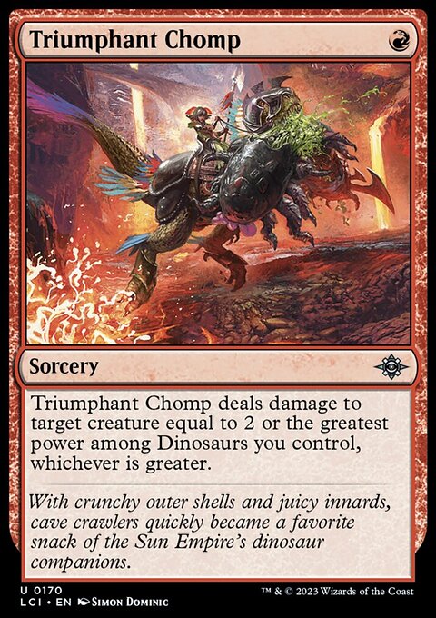 Triumphant Chomp [The Lost Caverns of Ixalan]