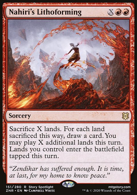 Nahiri's Lithoforming [Zendikar Rising]