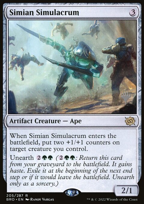 Simian Simulacrum [The Brothers' War Prerelease Promos]