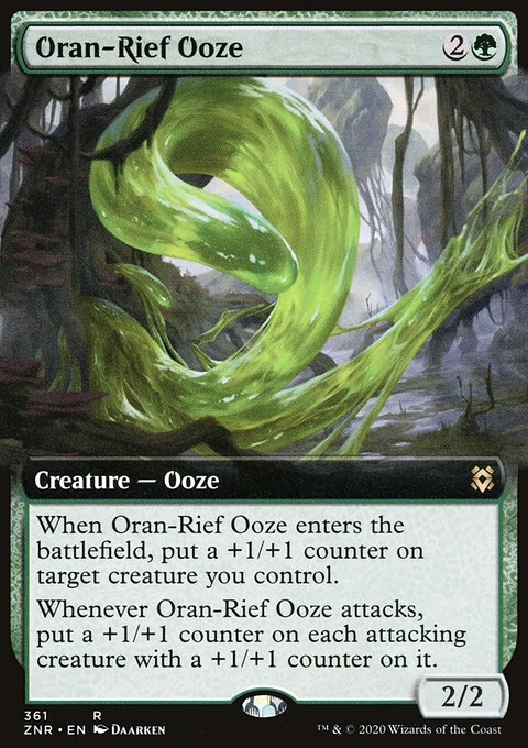 Oran-Rief Ooze (Extended Art) [Zendikar Rising]