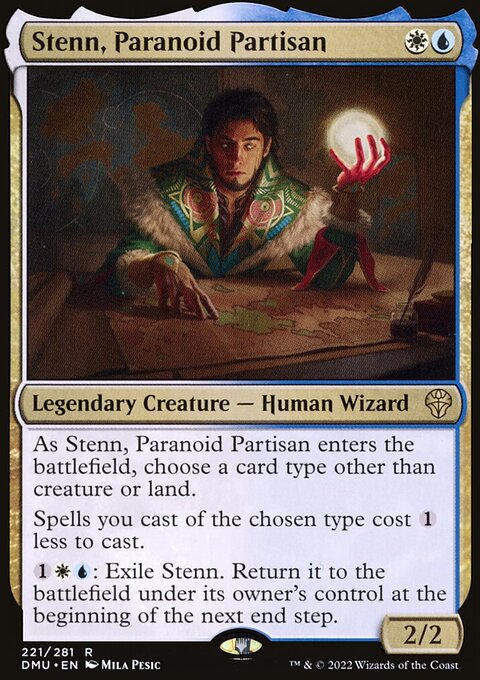 Stenn, Paranoid Partisan [Dominaria United]