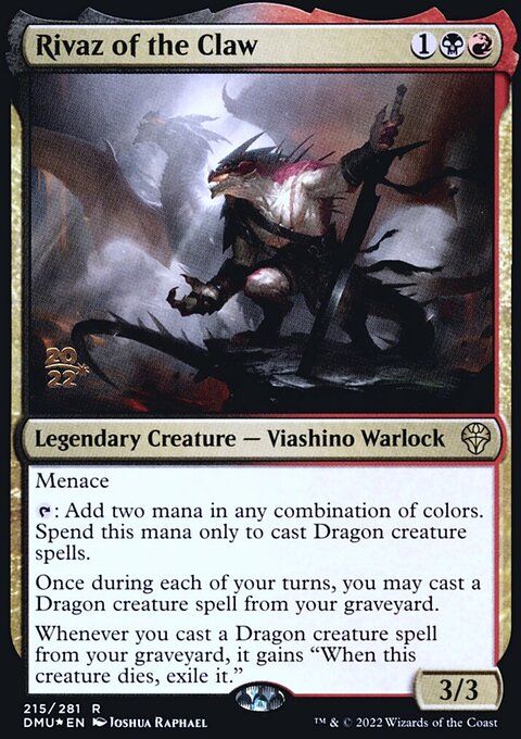 Rivaz of the Claw [Dominaria United Prerelease Promos]