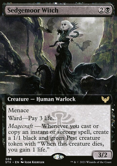Sedgemoor Witch (Extended Art) [Strixhaven: School of Mages]