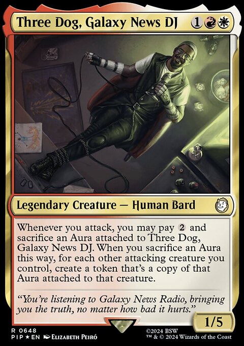 Three Dog, Galaxy News DJ (Surge Foil) [Fallout]