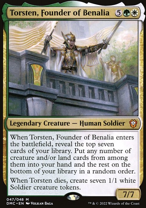 Torsten, Founder of Benalia [Dominaria United Commander]