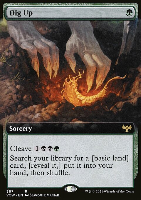 Dig Up (Extended Art) [Innistrad: Crimson Vow]
