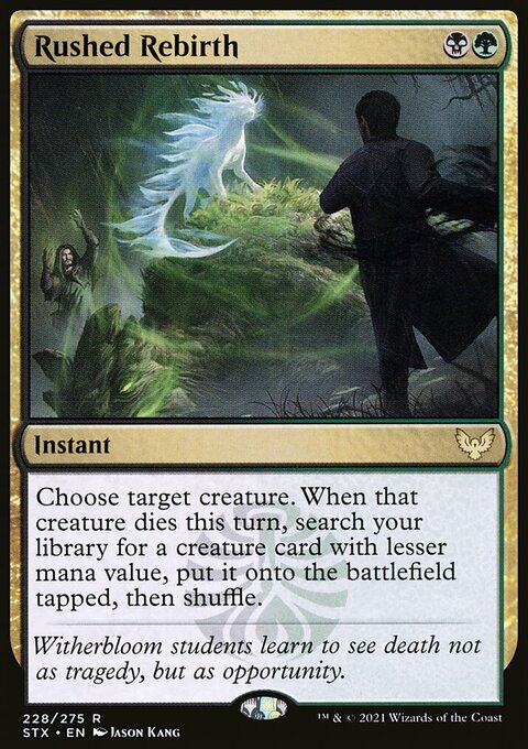 Rushed Rebirth [Strixhaven: School of Mages]