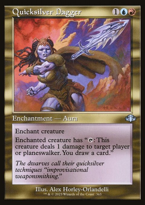 Quicksilver Dagger (Retro) [Dominaria Remastered]