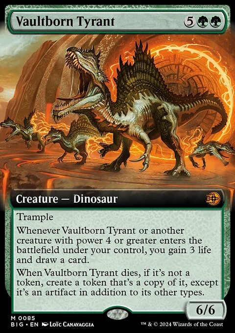 Vaultborn Tyrant (Extended Art) [Outlaws of Thunder Junction: The Big Score]