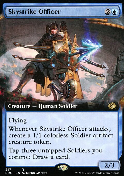Skystrike Officer (Extended Art) [The Brothers' War]