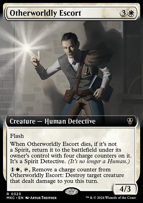 Otherworldly Escort (Extended Art) [Murders at Karlov Manor Commander]