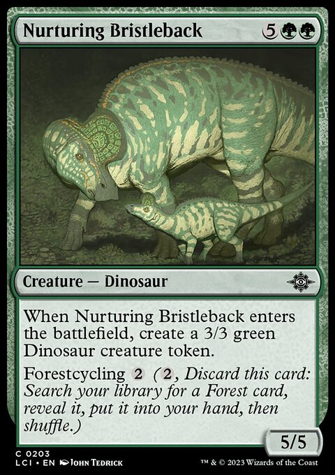 Nurturing Bristleback [The Lost Caverns of Ixalan]