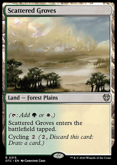 Scattered Groves [Outlaws of Thunder Junction Commander]