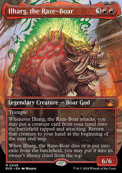 Ilharg, the Raze-Boar (Anime Borderless) [Ravnica Remastered]